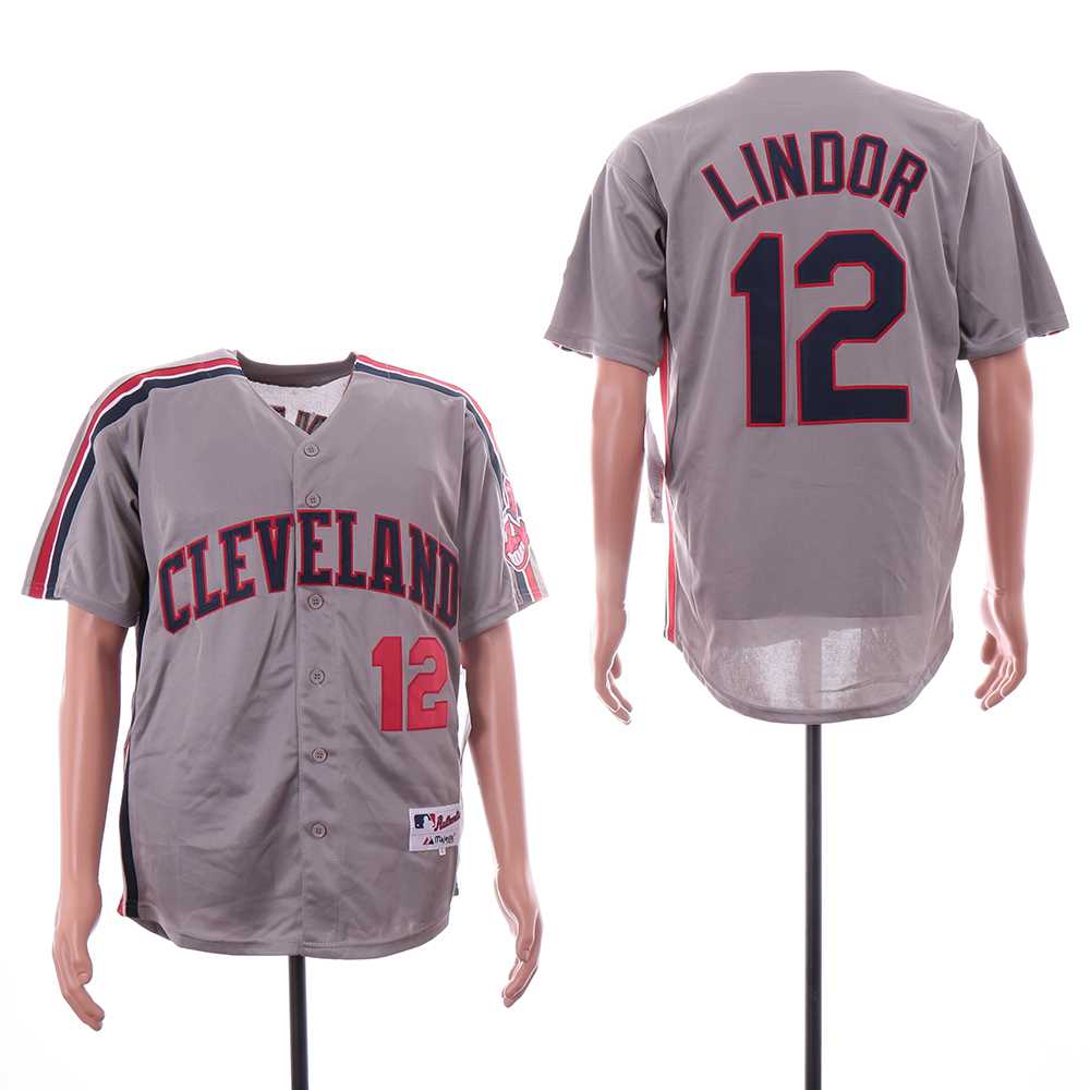 Indians 12 Francisco Lindor Gray Turn Back The Clock Jersey Sguo,We sell and wholesale Indians 12 Francisco Lindor Gray Turn Back The Clock Jersey Sguo on line form chian!